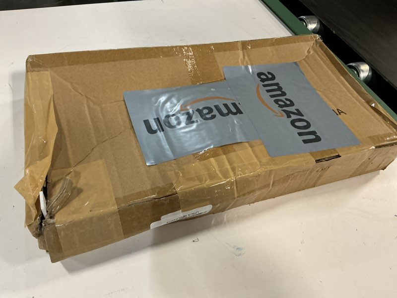 Condition photo showing As Is for Stackable Expandable Metal Shelf Organizer - Adjustable Wire Storage Rack with Holes for Kitchen, Bathroom, Cabinet, Office - Space Saving, Durable & Sturdy Design?1PACK/Medium/White 1pack/Medium/White Medium