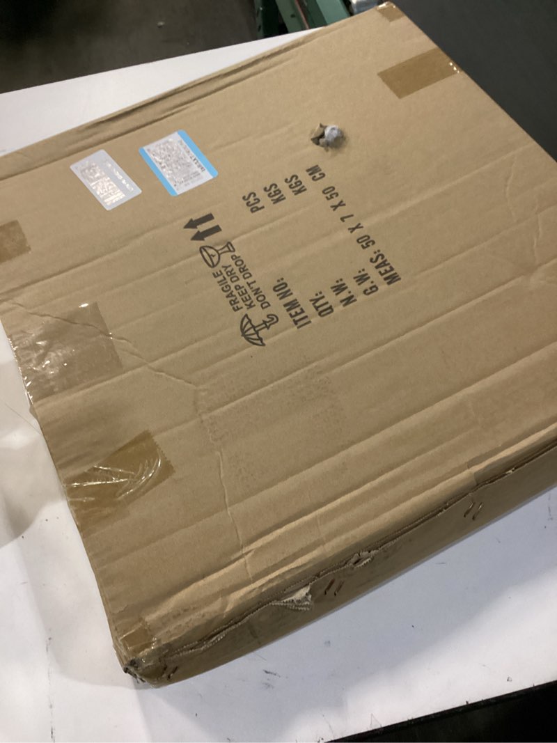 Condition photo showing New/Like New for large rice paper pendant light kit, 20in white globe paper lantern lights, e26 base, japanese hanging lantern lamp japandi chandelier for dining room bedroom office living room white 19.7in 1