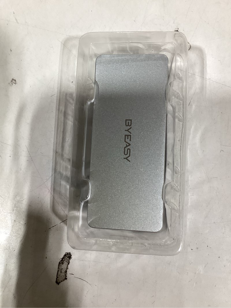 Condition photo showing Good Condition for BYEASY Surface Pro 9 Docking Station, 6-in-2 USB-C Hub with 4K@60Hz HDMI, 100W PD Charging, 1000M Ethernet LAN, 2 USB 3.0 Ports, and TF Card Reader - Designed for Surface Pro 9 Hub only for surface pro 9