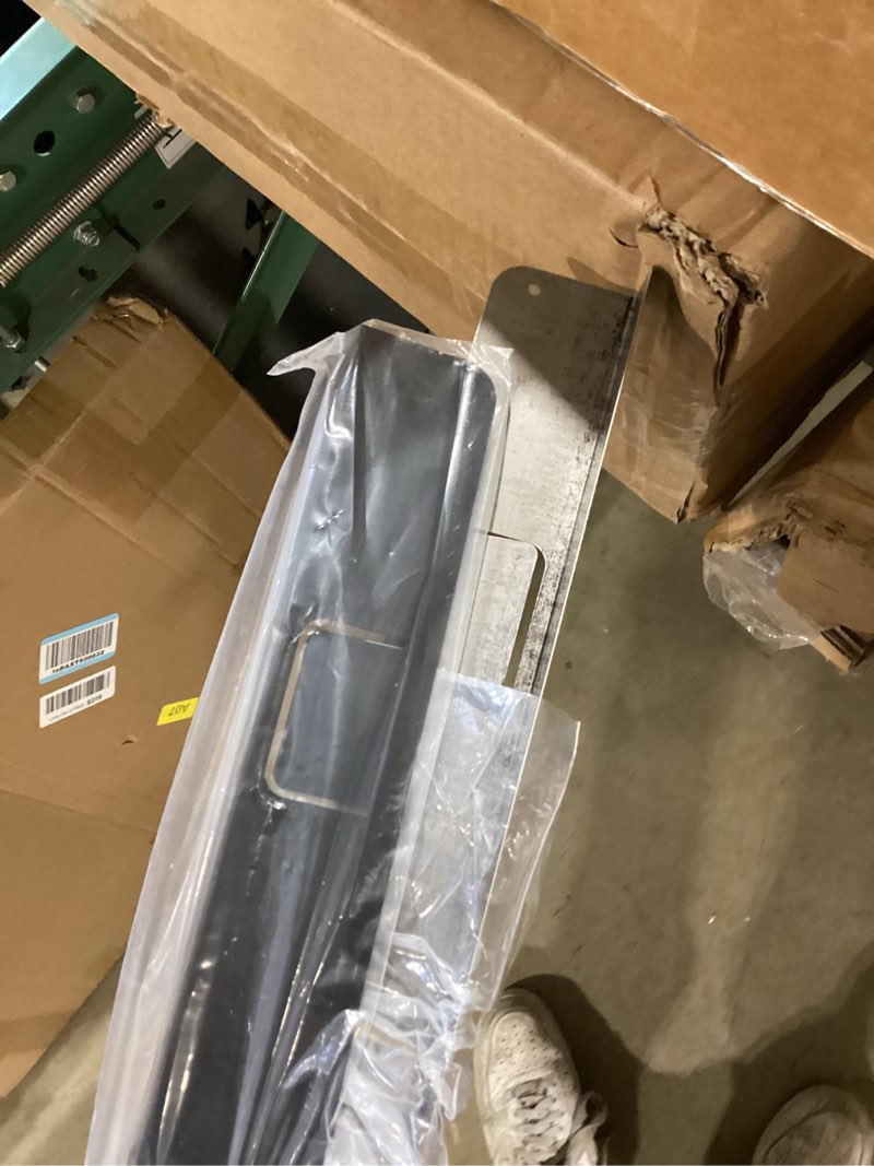 Condition photo showing Good Condition for stove gap covers 316 stainless steel,stove gap filler,heat-resistant oven side gap filler,between stove and counter slide in range trim kit for kitchen,2 pack (23.2” matte black) 23.2" matte black