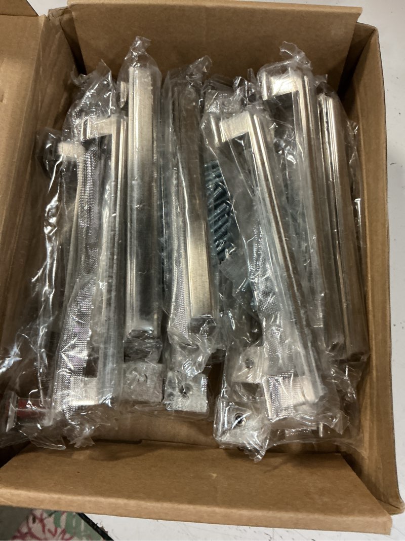 Condition photo showing Good Condition for ravinte hardware gold cabinet pulls, 5 inch (128mm), 15 pack | zinc alloy handles, square bar grip, kitchen cabinet update, for cupboards, drawers, dressers, furniture hardware projects 5" hole center brushed nickel 15