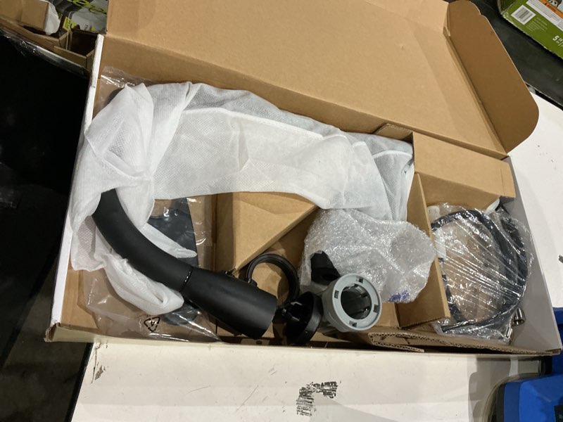 Condition photo showing Good Condition for allen + roth townley oil rubbed bronze single handle pull-down kitchen faucet with sprayer (deck plate and soap dispenser included)