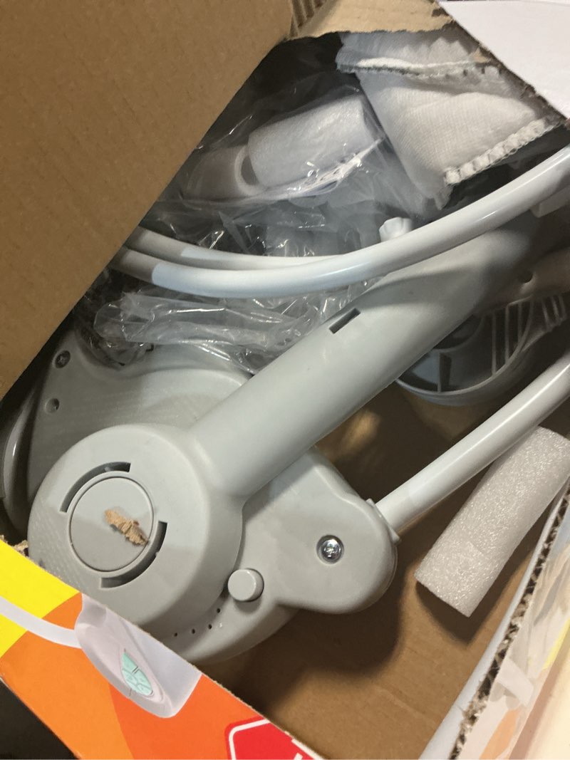 Condition photo showing Good Condition for bright starts portable automatic 6-speed baby swing with adaptable speed, taggies, music, removable-toy-bar, 0-9 months 6-20 lbs (whimsical wild)