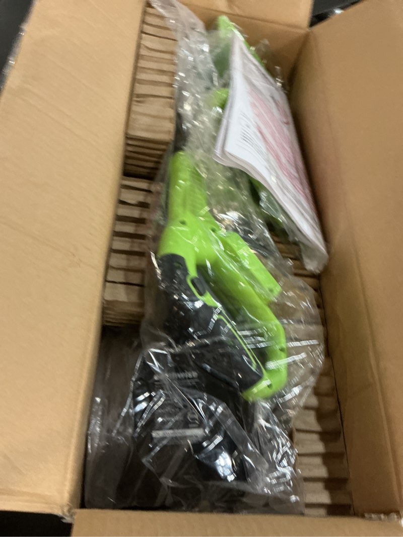 Condition photo showing New/Like New for earthwise 20-volt 12-inch cordless electric snow thrower