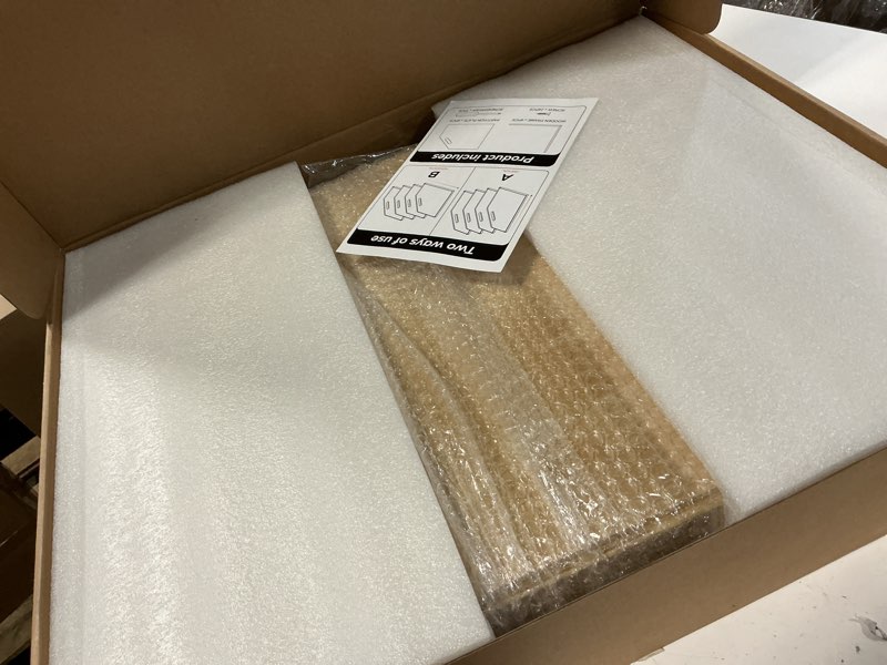Condition photo showing Good Condition for 4 Pack Wood Tray Dividers for Cabinet, Cookie Sheet Organizer for Cabinets, No-Cut Kitchen Cabinet Dividers, Cookie Trays for Kitchen, Utility Rooms, Pantry Storage