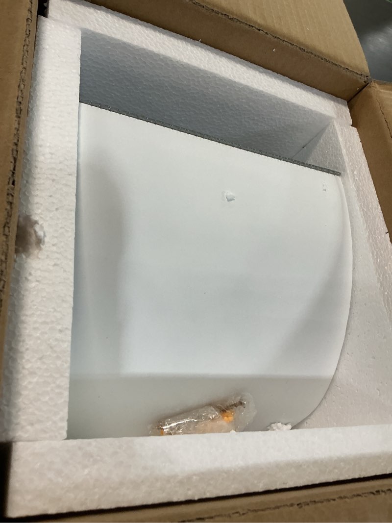 Condition photo showing Good Condition for 8 Inch Wall Vent with Screen and Damper,Arc-Shaped Hooded Wall Vent,Waterproof Coating,Dryer Duct Exterior Ventilation and Air Exhaust Suit for Residential Housing and Industrial Facilities,White 8IN White