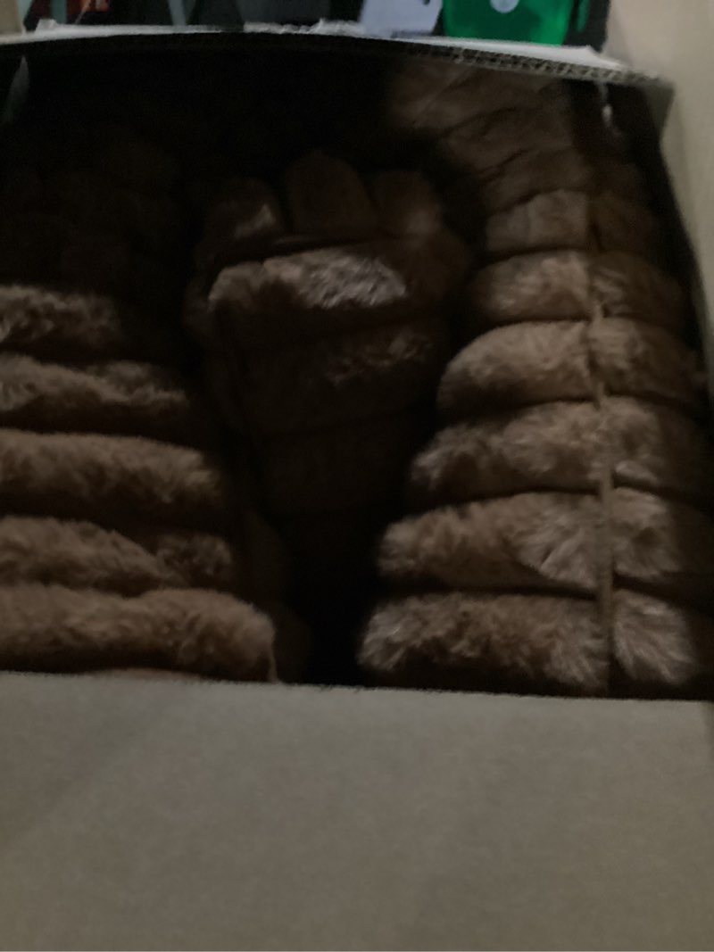 Condition photo showing New/Like New for Bedsure ComfyFleece Orthopedic Dog Beds Large Sized Dog, Waterproof Memory Foam Pet Bed with Sides, Non-Slip Bottom and Egg-Crate Foam Large Pet Couch Sofa with Washable Corduroy Cover, Brown 35.0"L x 25.0"W x 7"Th Camel Brown