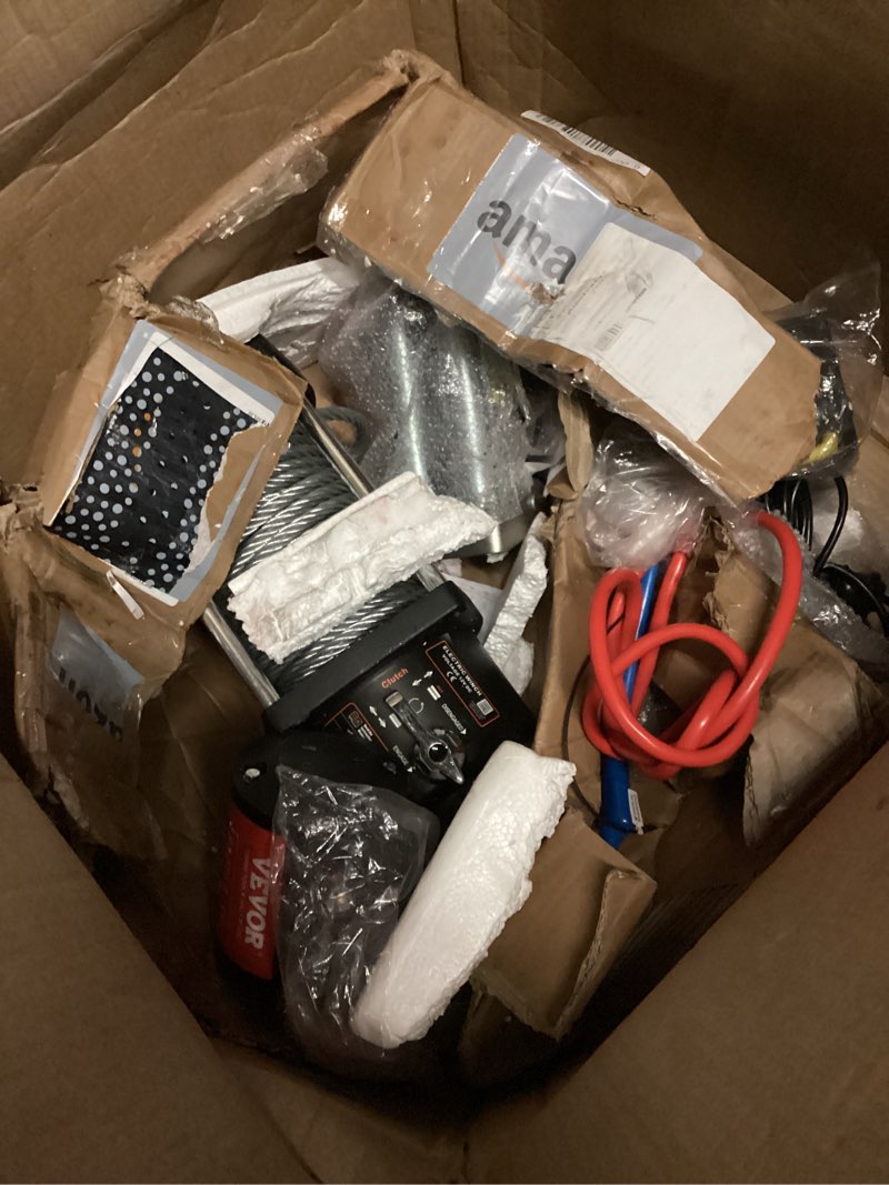 Condition photo showing Good Condition for VEVOR Electric Winch, 18,000 lb Truck Trailer Jeep Winch, 12V DC 7/16 in x 85 ft Steel Cable Roller Fairlead Wireless & Wired Remote Control, IP55 Waterproof Towing for Off Road SUV Jeep Truck Trailer 18000 LBS
