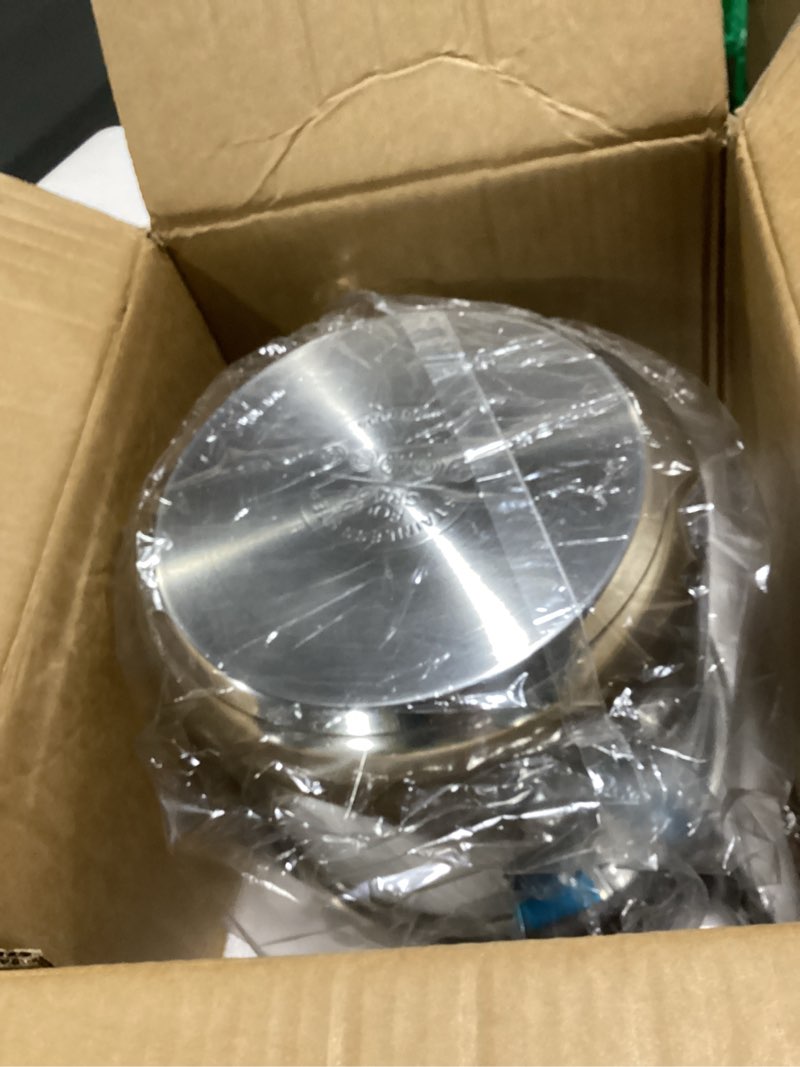 3-in-1 stainless steel pressure cooker 8 qt: [save 70% time] [3 psi settings], one-hand locking pres