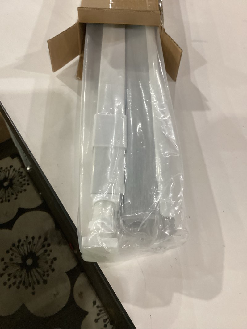 Condition photo showing New/Like New for lazblinds cordless cellular shades, no tools no drill blackout honeycomb shades pleated blinds for windows, 30'' w x 36'' h, silver white blackout-silver white 30'' w x 36'' h