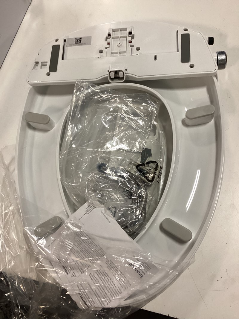 Condition photo showing Good Condition for brondell swash ecoseat non-electric bidet seat for elongated toilet in white
