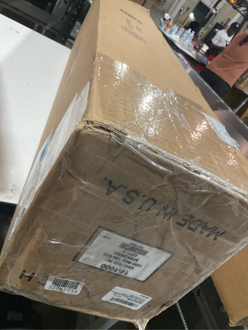 Condition photo showing As Is for infratech inf-14-1000 sru-1615 120v medium wave system portable infrared curing lamp with one head