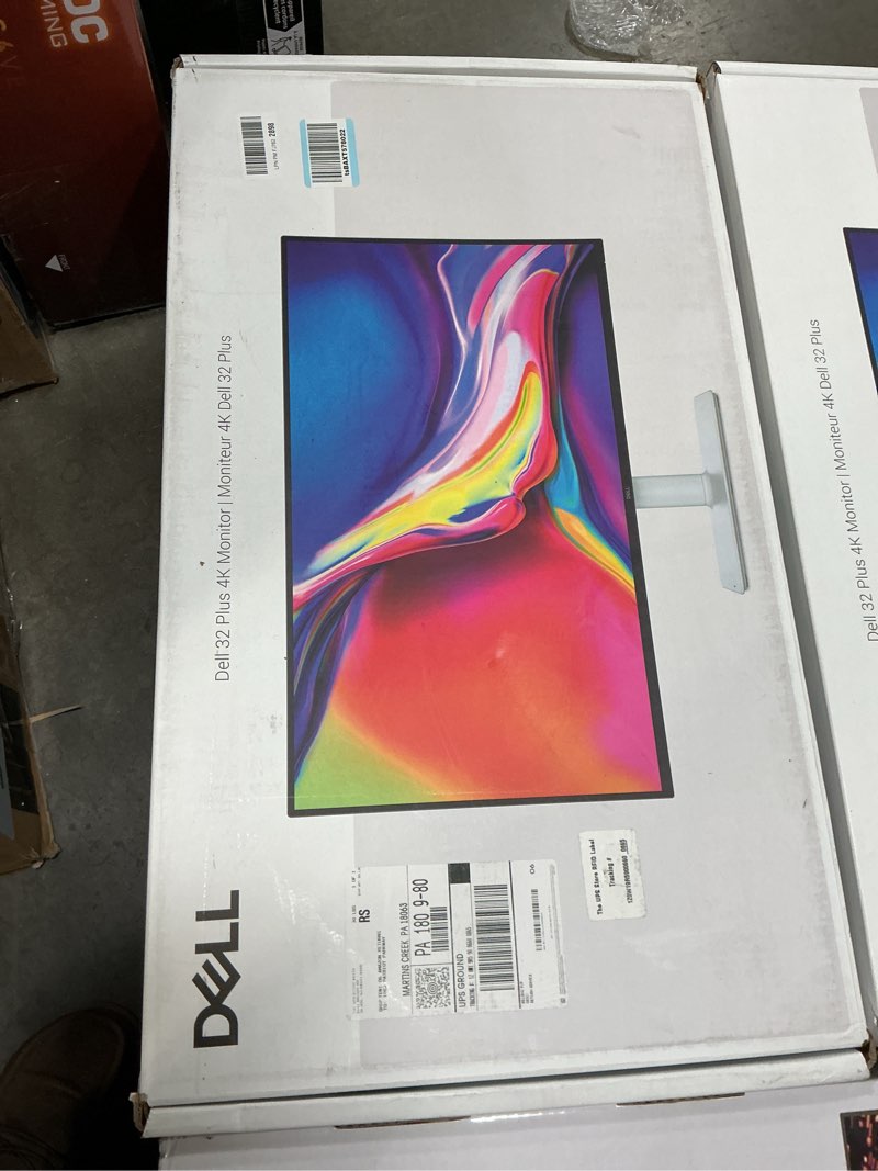 Condition photo showing As Is for Dell 32 Plus 4K Monitor - S3225QS - 31.5-inch 4K (3840 x 2160) up to 120Hz 16:9 Display, VA Panel, AMD FreeSync Premium, 99% sRGB, 95% DCI-P3, 1500:1 Contrast Ratio, Comfortview Plus - Ash White 32 Inches S3225QS HDMI
