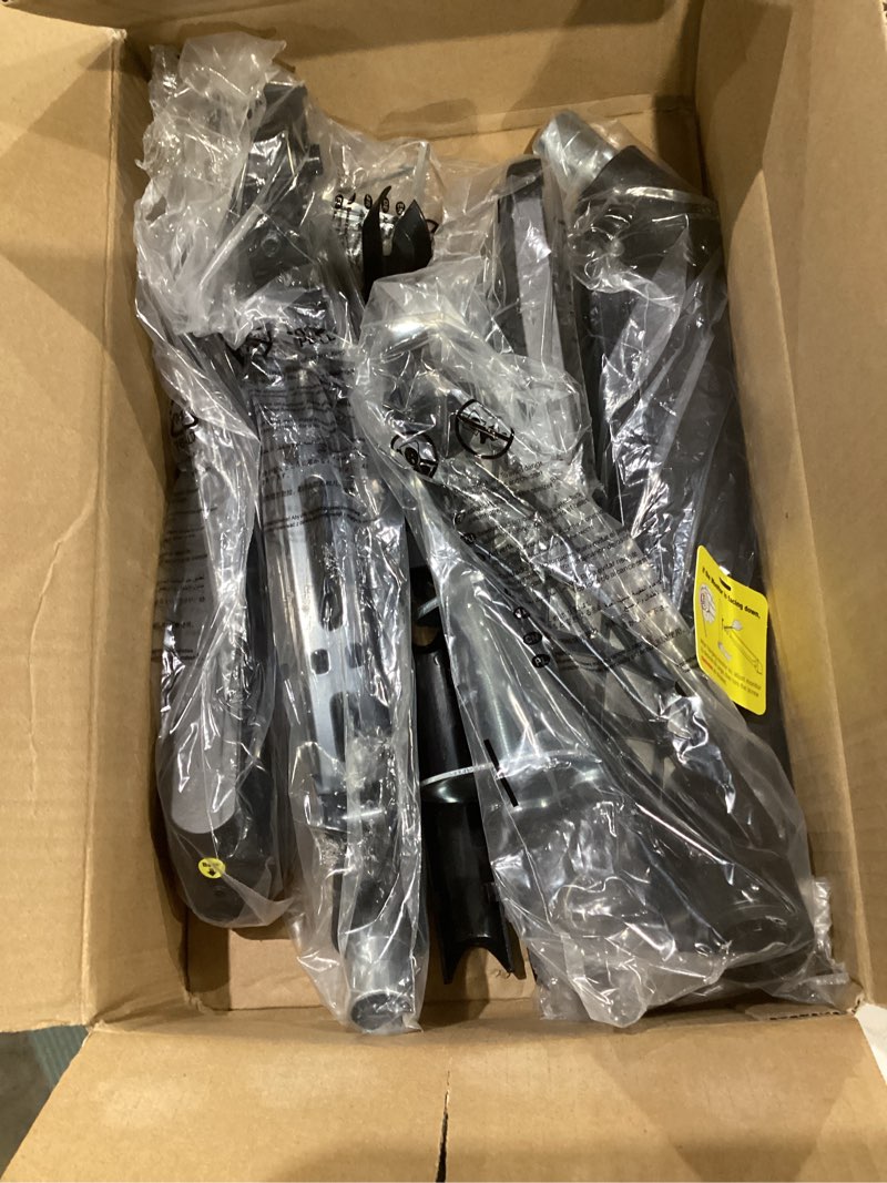 WALI Dual Monitor Stand for 13-32 inch Computer Screens, Dual Monitor Arms for 2 Monitors Holds up to 22 lbs, Height Adjustable Gas Spring Dual Monitors Mount, VESA 75x75/100x100mm (GSMP002N), Black 13"-32" Dual Arms