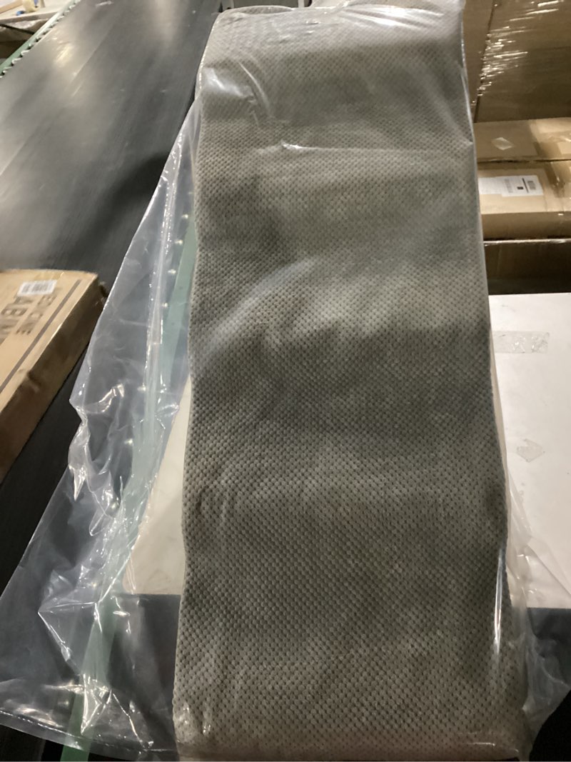 Condition photo showing Good Condition for dog stairs for small dogs, 19.7\" h pet stairs 4 steps ramp for puppy, older cat, stairs with whole 30d high density foam, corduroy fabric, non-slip bottom dog steps for bed and couch (grey, 4-step) grey 4-step (h: 19.7in)