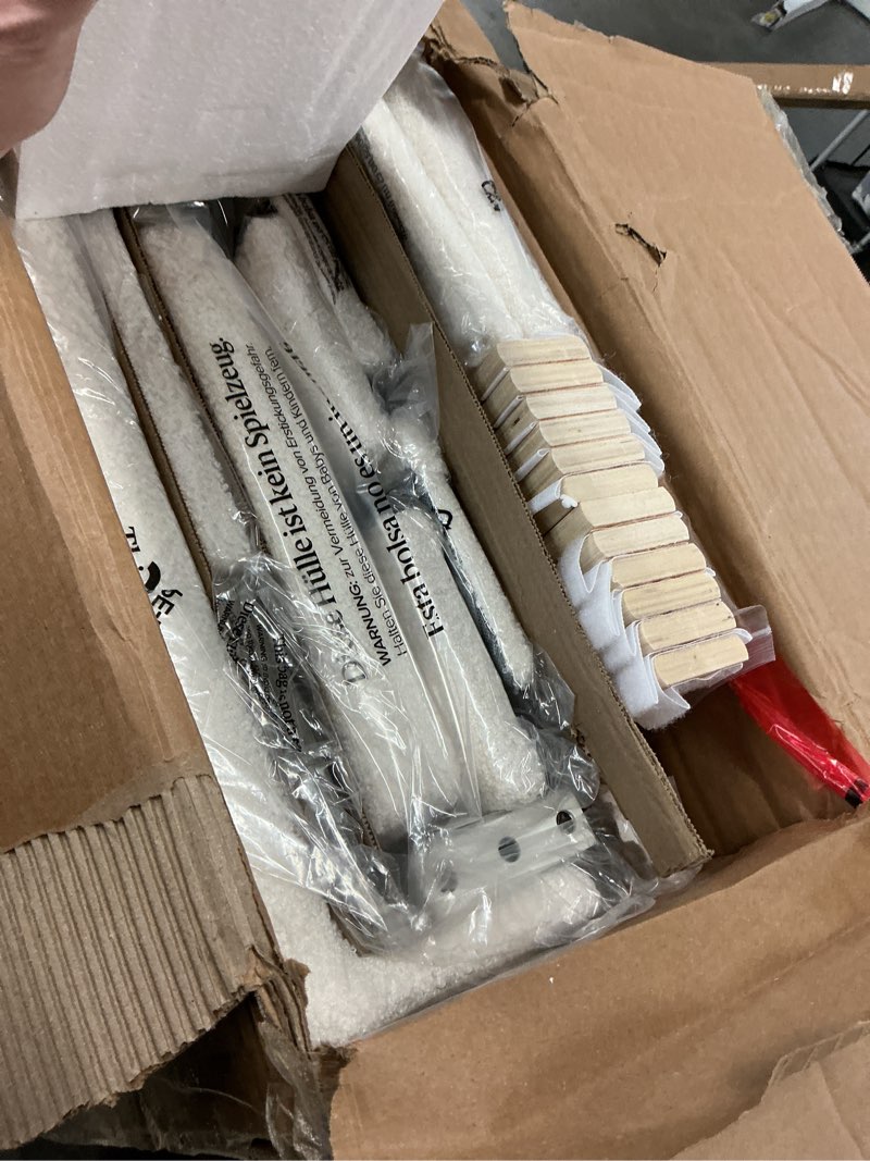 Condition photo showing New/Like New for Rolanstar Twin Bed Frame with Drawer, Storage Headboard with Charging Station and LED Lights, Upholstered Bed with Heavy Duty Wood Slats, No Box Spring Needed, Noise Free, Easy Assembly, Beige