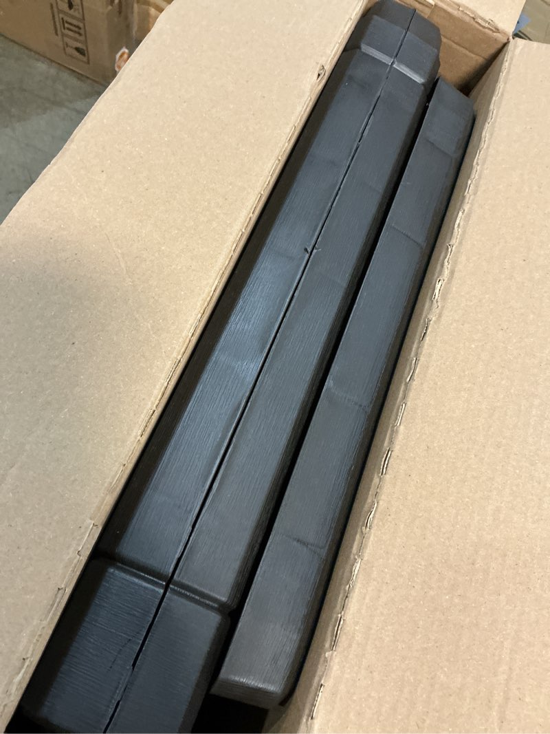 Condition photo showing Good Condition for Keter Kentwood 50 Gallon Resin Deck Box-Organization and Storage for Patio Cushions, Throw Pillows and Garden Tools, Brown 50 Gallon Brown