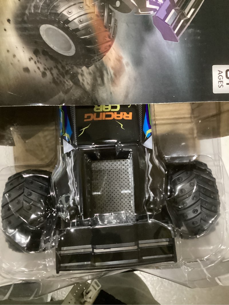Condition photo showing New/Like New for Remote Control Car, All Terrain Remote Control Truck for Boy, 2.4GHz Rc Car with Bodylight and Two Rechargeable Batteries, 20KM/H Monster Truck Toys Blue