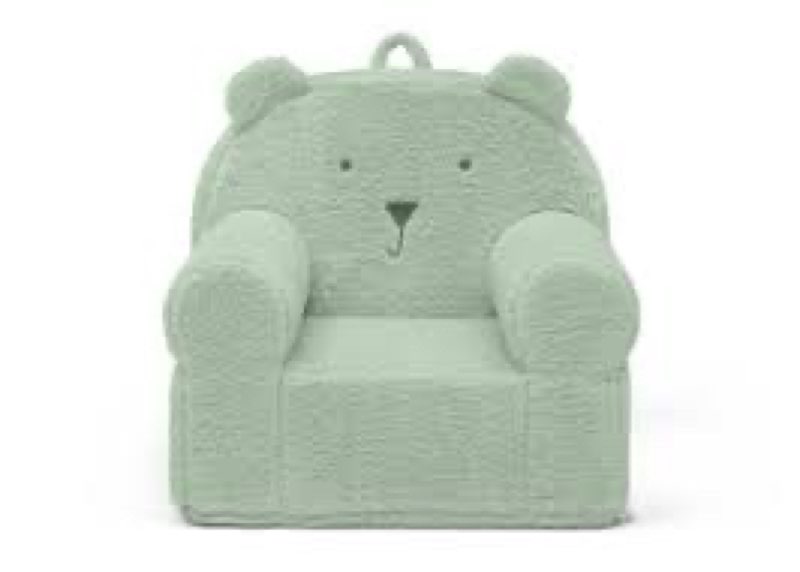 Delta Children babyGap Sherpa Bear Chair - Greenguard Gold Certified, Sage