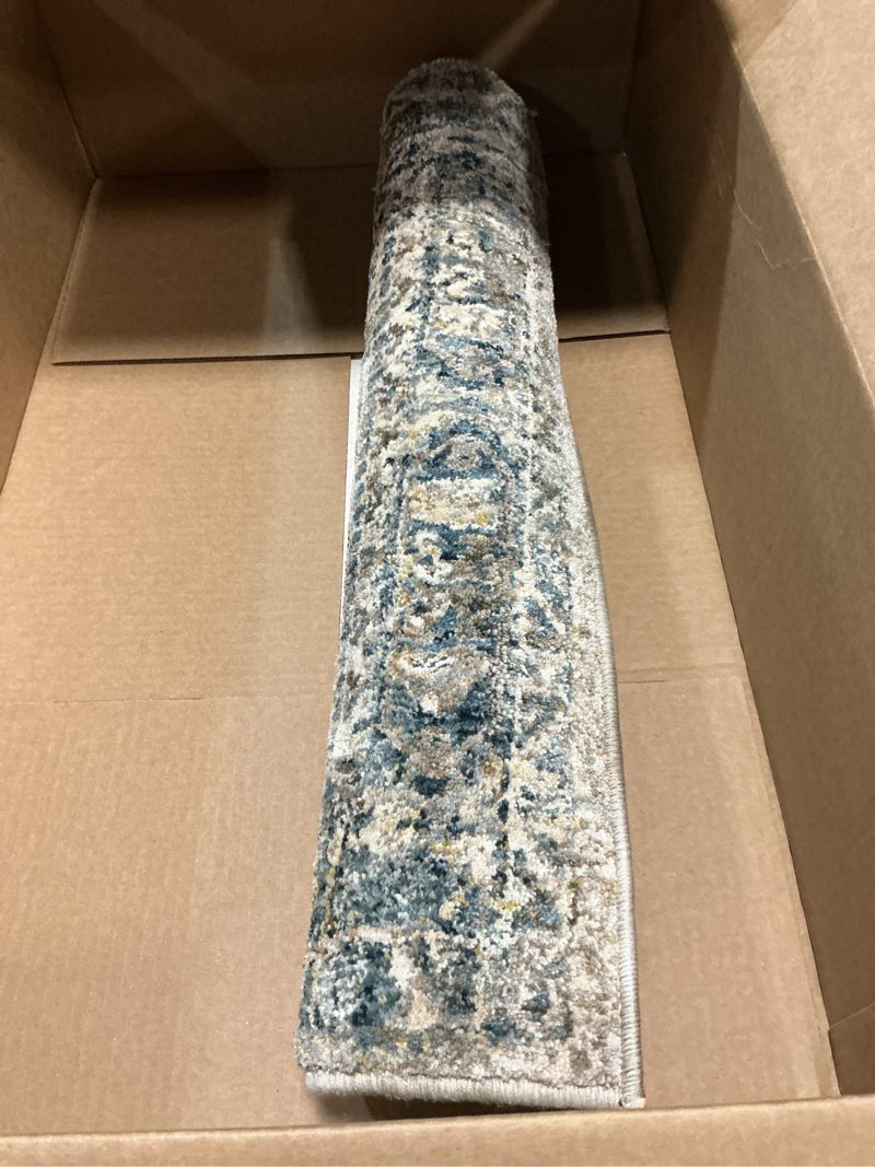 Condition photo showing Good Condition for Livabliss Mirabel Traditional Area Rug, 2' x 2'11", Tan, (2' x 3') Tan 1'11" x 2'11" (Rectangular)