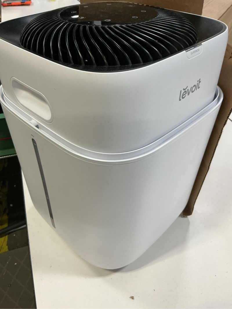 Condition photo showing As Is for LEVOIT Superior 6000S Smart Evaporative Humidifiers for Home Whole House up to 3000ft², 6 Gal, Last 72-Hour, Premium Filter, Dry Mode, Wheels & Water Fill Hose & Foldable Storage - Quiet Sleep Mode