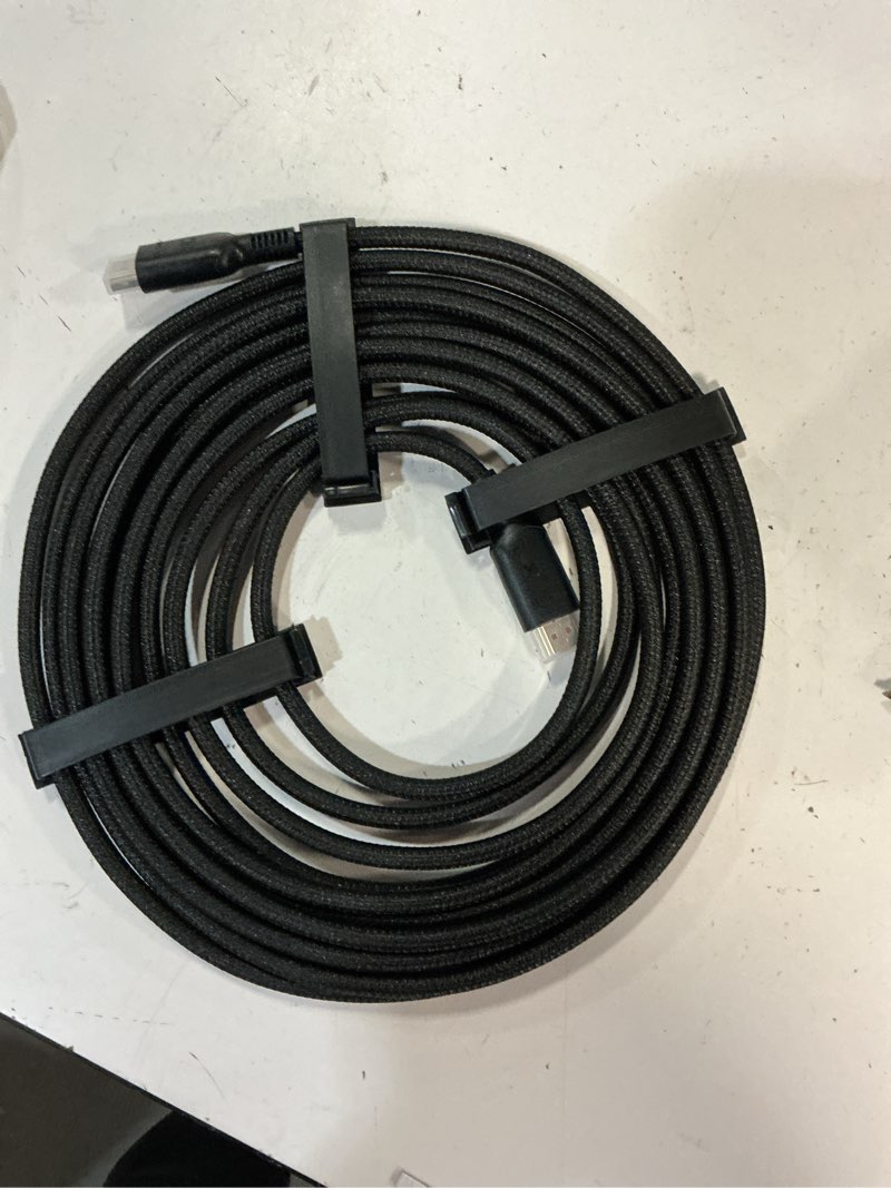 Condition photo showing New/Like New for highwings long hdmi cable 20 ft, 10k 8k 4k ultra hd high speed 2.1 hdmi cable 48gbps braided cord-4k@120hz 8k@60hz, dts:x, hdcp 2.2&2.3, dynamic hdr 10 compatible with dvd player/ps5/hdtv/blu-ray 20 feet