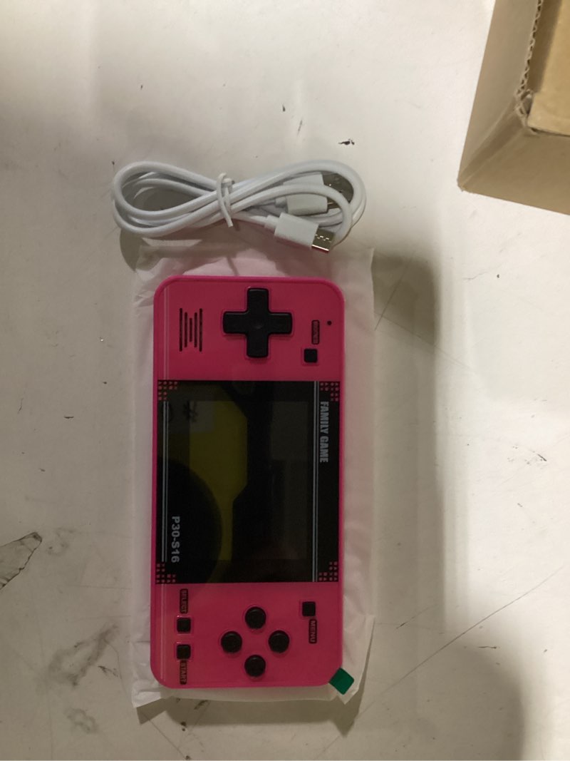 Handheld Game for Kids -Preloaded 220 Retro Video Games, Portable Gaming Player with Rechargeable Ba