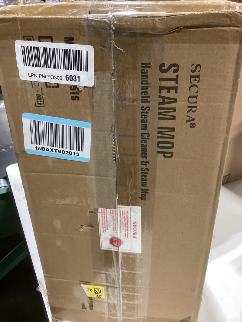 Condition photo showing Good Condition for Secura Steam Mop 10-in-1 Convenient Detachable Steam Cleaner, White Multifunctional Cleaning Machine Floor Steamer with 3 Microfiber Mop Pads