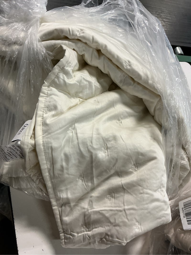 Condition photo showing Good Condition for bamboo dream quilt full/queen color ivory 