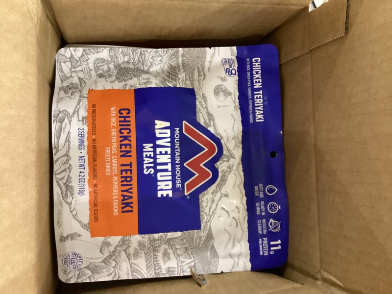 Mountain house adventure meal chicken teriyaki