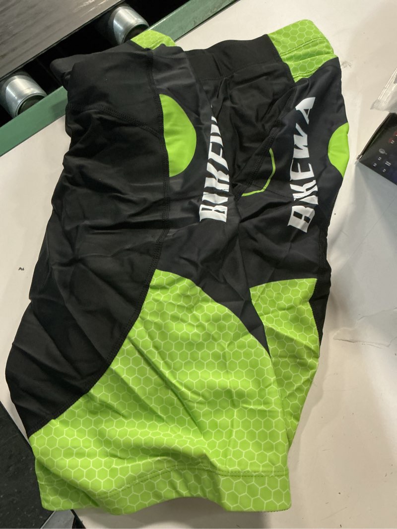 Condition photo showing New/Like New for Bikewa Men's Bike Shorts 4D Padded Biking Road Cycling Bicycle Pants Biker Shorts for Men Zipper Pockets Small 1_ Orange