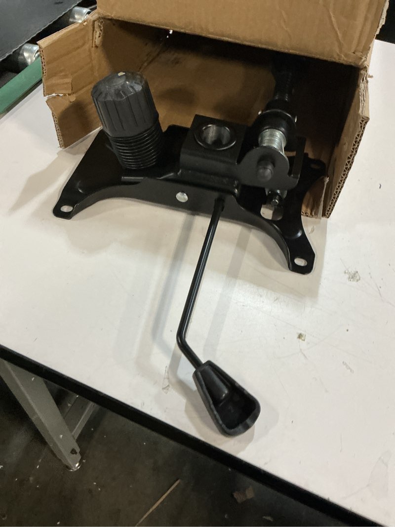 Condition photo showing As Is for heavy duty with adjustment backrest tilt replacement office chair swivel tilt control seat mechanism gas type (6×10 hole)