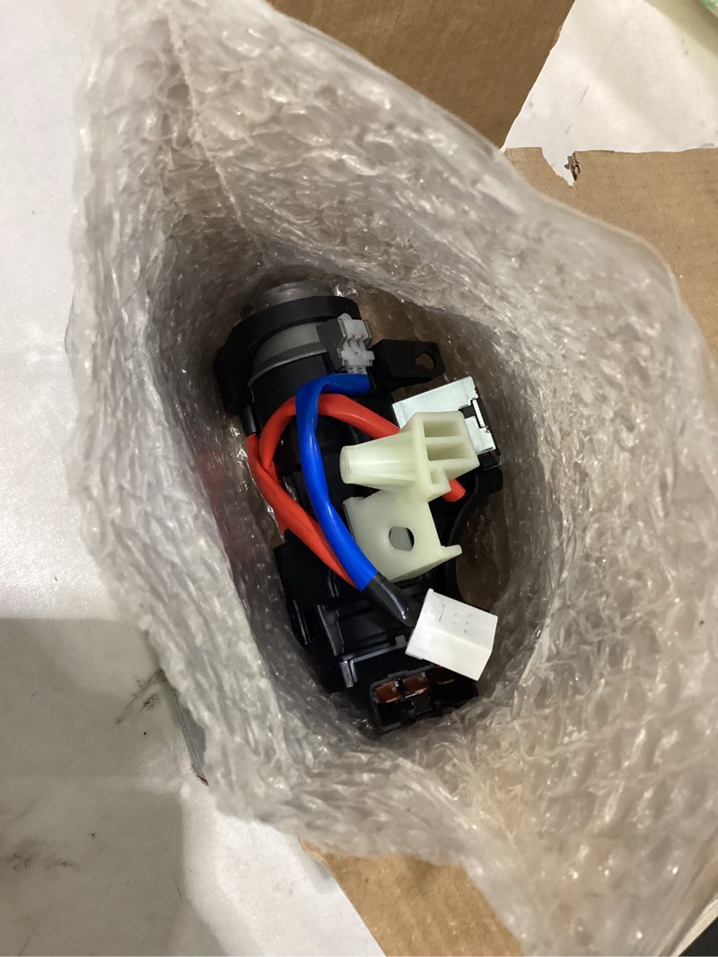 Condition photo showing As Is for 81910-m7110 ignition lock cylinder housing for kia 2019-2021 forte 2020-2022 soul 2021-2023 seltos ignition lock switch assembly with 2 keys, replaces 81900-m7e00 81905-m7140 ignition switch kits 81910-m7110 ignition assembly