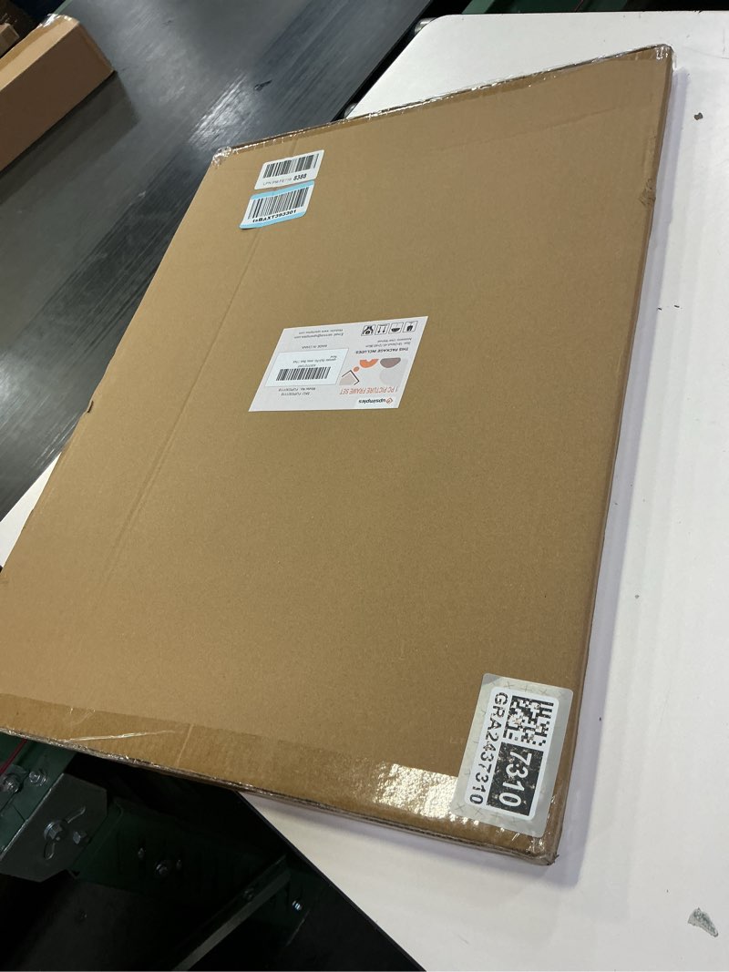 Condition photo showing New/Like New for upsimples 18x24 Picture Frame, Display Pictures 16x20 with Mat or 18 x 24 Without, Wall Hanging Poster Frames, Black, 1 Pack