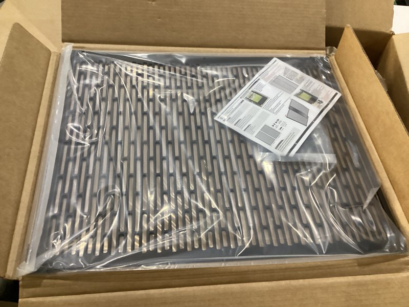 Condition photo showing New/Like New for rv screen door protector heavy duty camper screen door guard w/screw mount powder-coated pet-resistant mesh prevents dogs scratching, screen protector for rv entry doors (patent design)