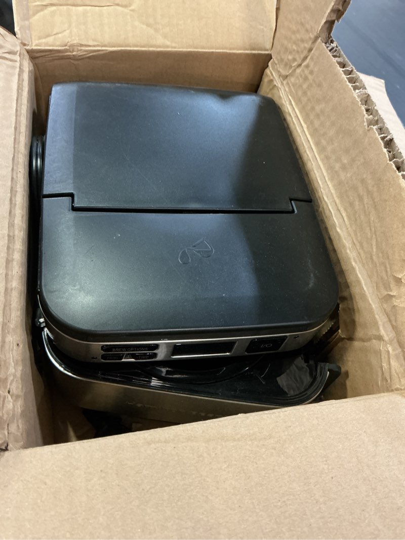 Condition photo showing As Is for hamilton beach 12 cup programmable coffee maker, frontfill drip coffee maker