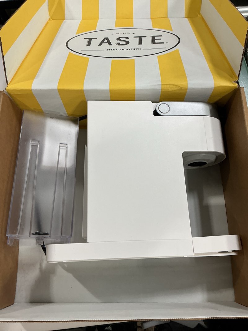 Condition photo showing As Is for Keurig K-Slim Single Serve K-Cup Pod Coffee Maker, Multistream Technology, 3 Brew Sizes, Slim and Sleek Design, 46oz Removable Reservoir, White