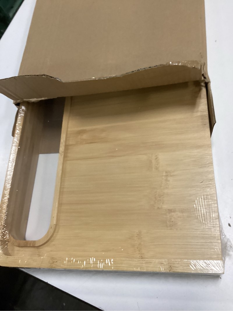 Condition photo showing New/Like New for medical king walker tray table with cup holder mobility table tray for folding walkers foldable, portable multipurpose bamboo tray for eating, crafts, laptops medical equipment accessories - 21x16"
