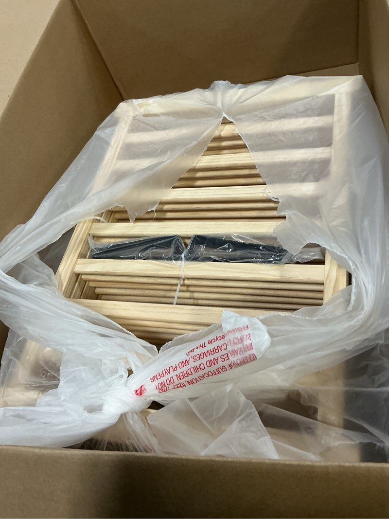 Condition photo showing Good Condition for YOCAN Paint-Free Wooden Freestanding Dog Gates for The House,Doorways, Stairs,Wood Dog Fences Indoor Pet Gate,Step Over Fence-6 Panel H:16.9" L:138" ?6 Panels?16.9"H