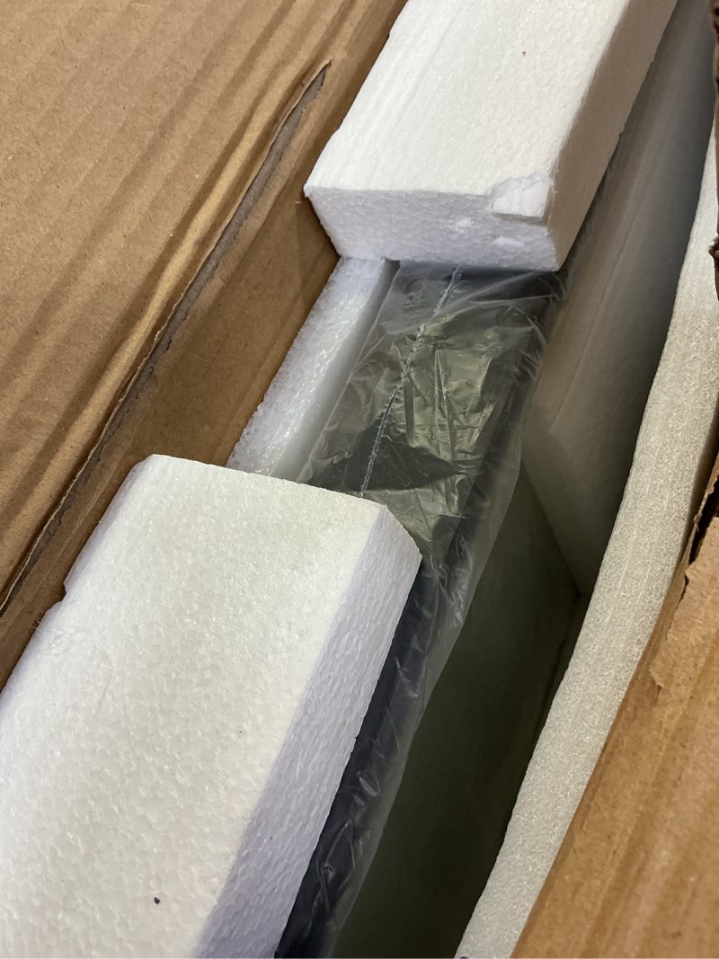 Condition photo showing New/Like New for 36x24 Inch LED Bathroom Mirror with Lights, Black Metal Frame Mirror, Wall Mounted Lighted Vanity Mirrors for Wall, Anti Fog Dimmable Led Mirror for Makeup Black 24"L x 36"W