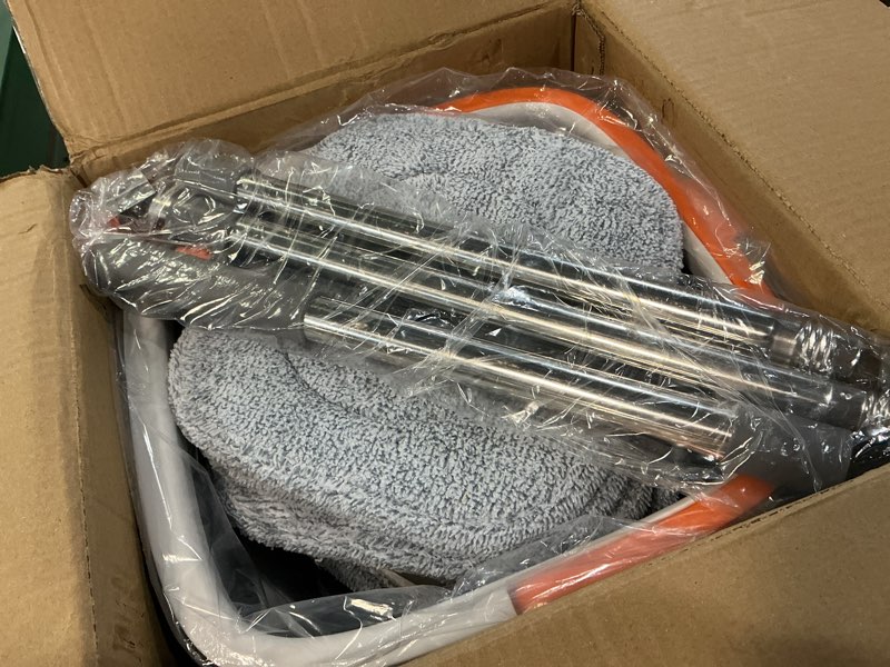 Condition photo showing Good Condition for Mop and Bucket Set, Spin Mop with Separate Dirty Water System, Deep-Cleaning Mops for Floors, Versatile Mops for Walls 4 Pad