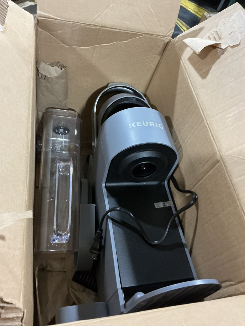 Condition photo showing As Is for Keurig K-Supreme Single Serve K-Cup Pod Coffee Maker, MultiStream Technology, 4 Brew Sizes, 66oz Dual-Position Removable Reservoir, Gray Gray Coffee Maker