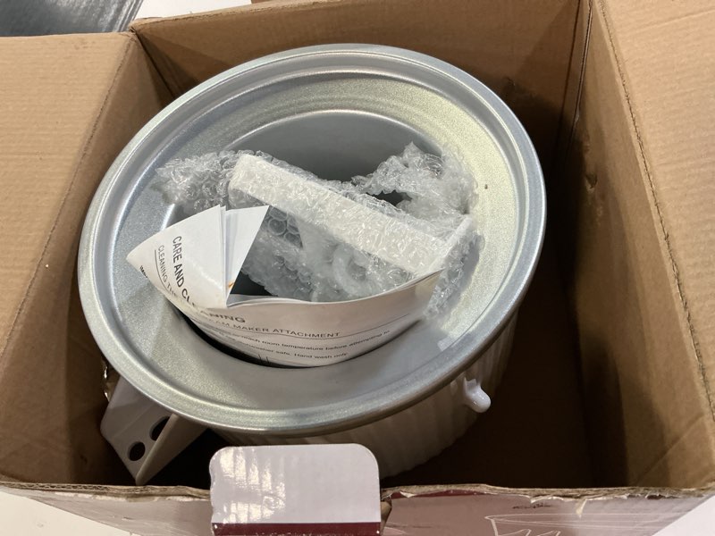 Condition photo showing Good Condition for ice cream maker attachment for kitchenaid stand mixer, compatible with kitchenaid 4.5/5qt/6qt/7qt accessories and attachments, 2 quart for kitchenaid mixer attachments frozen yogurt gelato maker