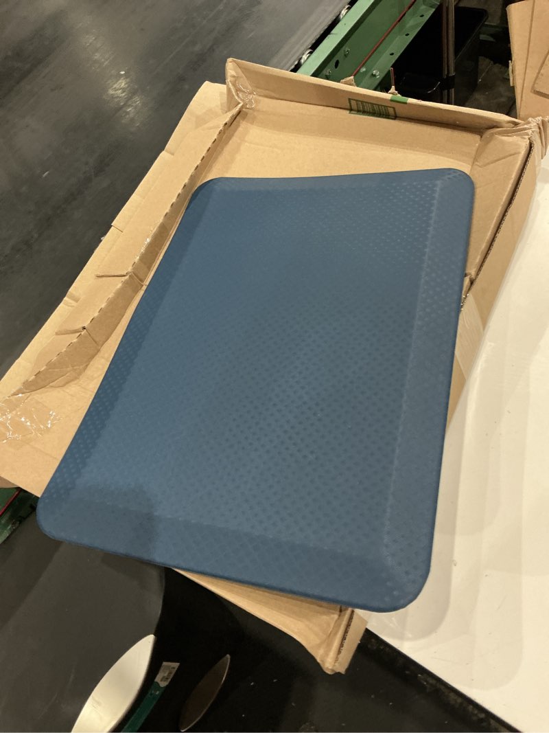Condition photo showing As Is for kangaroo - 1.9cm (3/4 inch) anti-fatigue kitchen mat, phthalate-free, non-toxic, ergonomically designed for floor, office, or standing desk mat