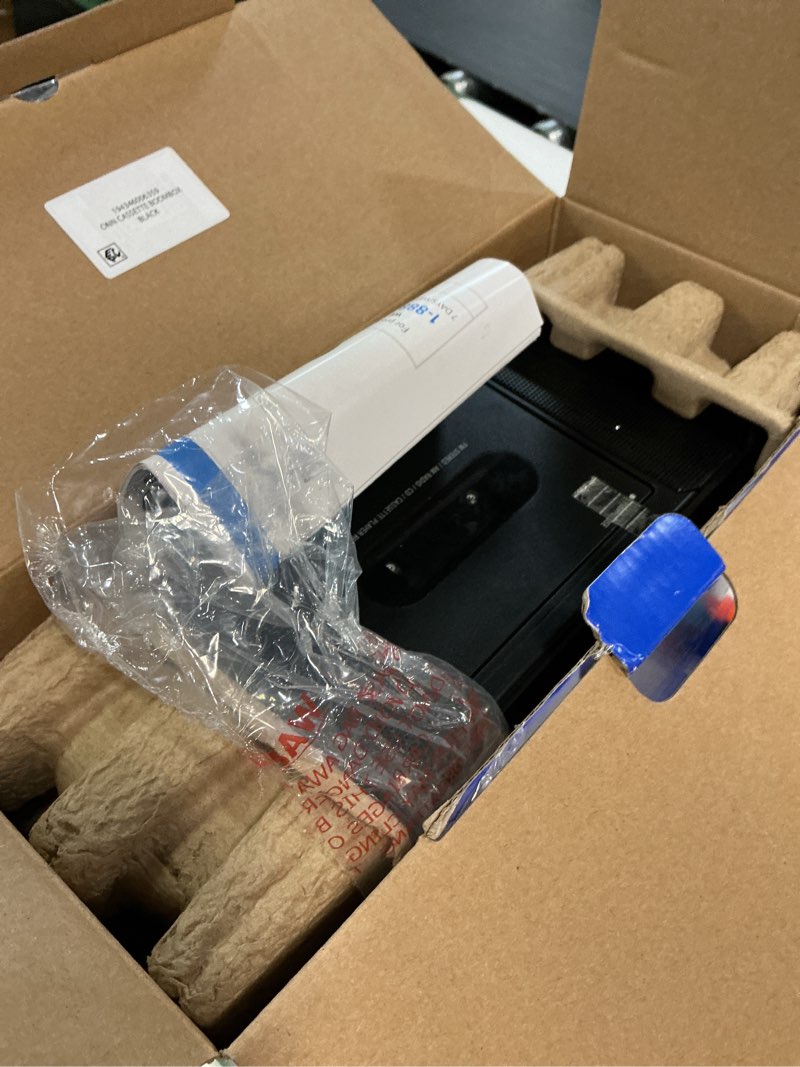 Condition photo showing As Is for onn cassette boombox with bluetooth, cd, mp3 and radio features