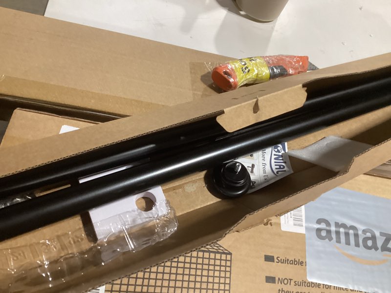 TONIAL 1 Inch Double Curtain Rods 36 to 72 Inches (3 to 6ft), Heavy Duty Decorative Drapery Rod for 