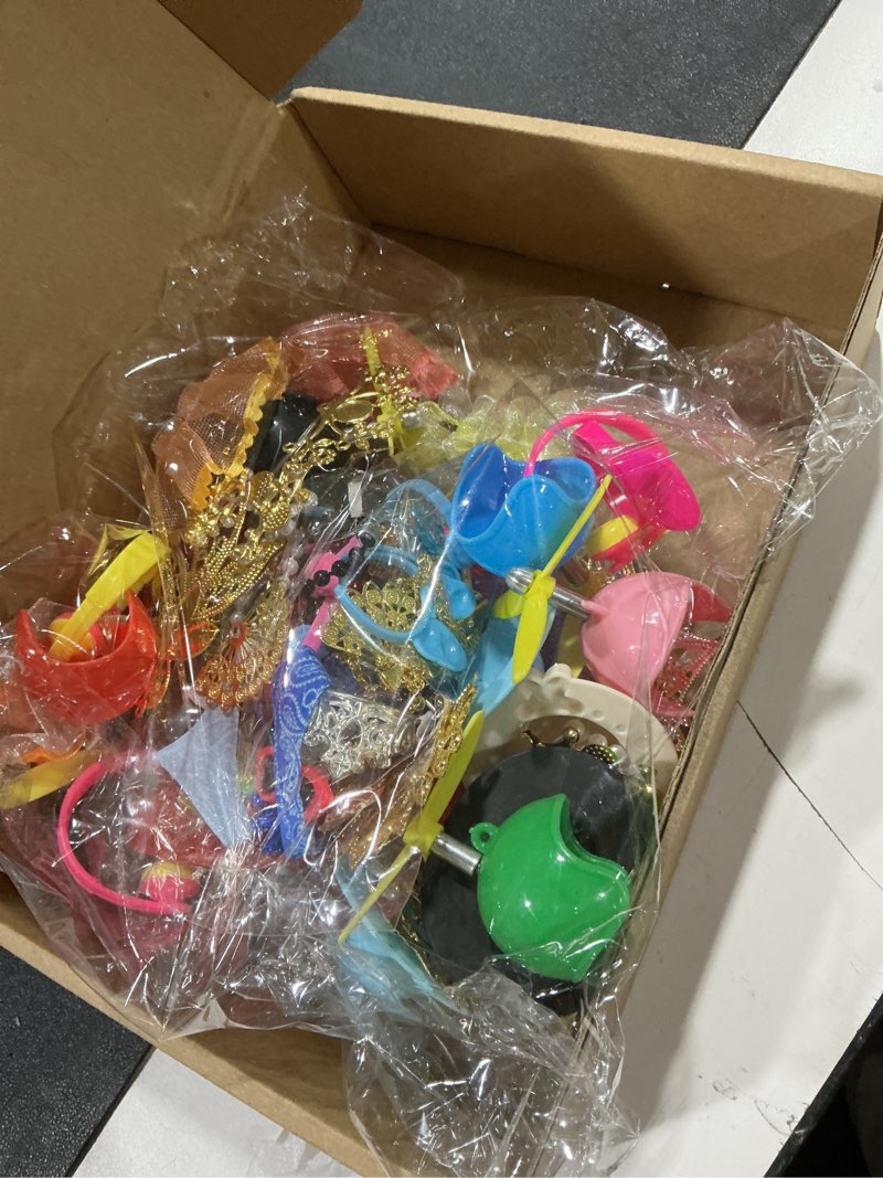 Condition photo showing New/Like New for poen 150 pcs rubber duck accessories decorations for cowgirl hats glasses earphones so on necklaces swimming ring crowns bibs diy accessories gifts for valentine rubber duck (vintage style) 150 vintage style