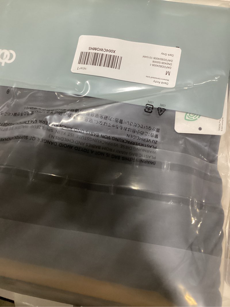 Condition photo showing New/Like New for DAVID ARCHY Women's Long Sleeve Modal Soft Bodysuit Going Out Tops for Women V Neck Medium Dark Grey