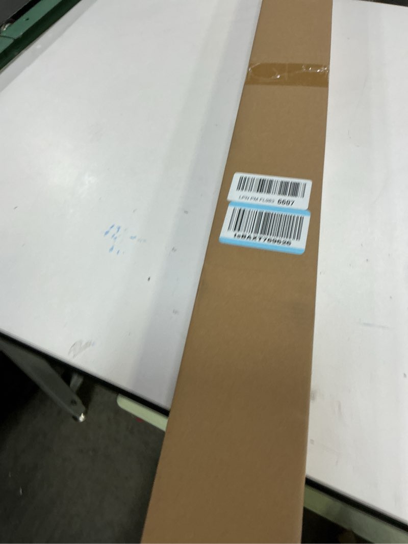 Condition photo showing New/Like New for White Tension Curtain Rods 41-146 In Extra Long Outdoor Patio Curtain Rods No Drilling Adjustable Heavy Duty Tension Rods for Windows Bathroom Living Room Curtains, Rod Diameter 1.26In 41-146in-1 Pack White