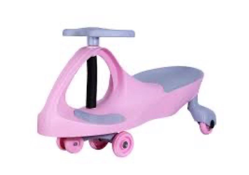 Toyzone Super Premium Assembled Swing Car- Magic Car | Fully Assembled | Ride-on Baby Car | Swing Car | Comfortable Seat | Elegant Design | Twister Ride on | for Kids Age 2+ (Pink)